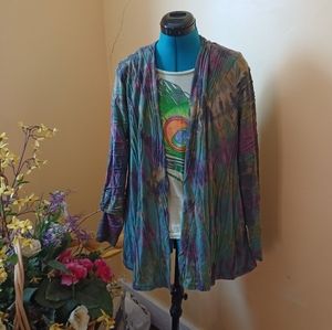 Windhorse tie dye cardigan